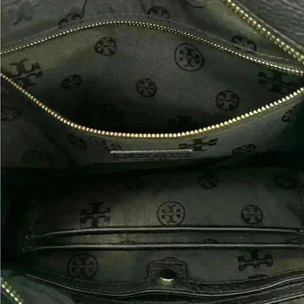 Tory Burch Leather Marion Triple Zip Satchel